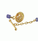 Filigree Ball Toggle Clasp