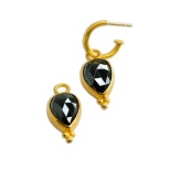 Tear Drop Bezel Dangle C