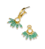 Emerald Cluster Dangles