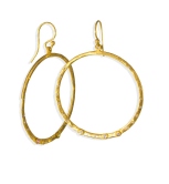 Tapered  Hoops & Diamonds