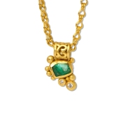 22k  Medieval Medley Emerald #7