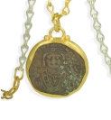 22k Byzantine Coin Pendant #2
