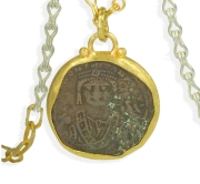 22k Byzantine Coin Pendant #2