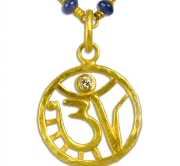 Tibetan Om Pendant