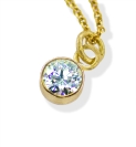 Simple Diamond Bezel Pendant