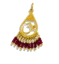 Om Teardrop Pendant B