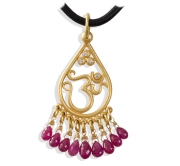 Om Teardrop Pendant A