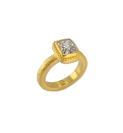 Square Granulation Bezel