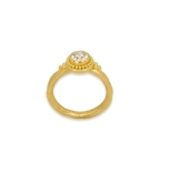 # 1Granulation Bezel Ring