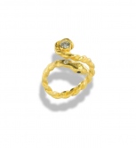 Adjustable Snake Wrap Ring A